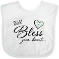 thumbnail image 3 of Inktastic Well Bless Your Heart with Calico Print Boys or Girls Baby Bib, 3 of 4