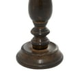 thumbnail image 6 of DecMode 9", 12", 15"H Traditional Candlestick, Dark Brown, 3 - Pieces, 6 of 7