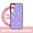 Dark, variant on abbyrose Lavender Ferns MagSafe Galaxy Phone Case