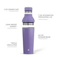 thumbnail image 7 of JoyJolt Vacuum Insulated Cocktail Protein Shaker - 20 oz - Purple, 7 of 7