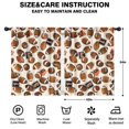 thumbnail image 2 of Blackout Kids Curtains,Beige Footballs and Numbers Pattern Childrens Insulated Curtains Set Of 2,Bedroom Essentials,Toddler Room Decor 42"x54", 2 of 5