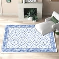 thumbnail image 4 of Artnice Vintage Floral Area Rugs for Living Room, 5x7 Machine Washable Rugs, Non Slip Lightblue Area Rugs Indoor Carpet Mats for Home Decor, 4 of 13