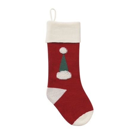 

SBYOJLPB Women S Socks Clearance Christmas Christmas Hat Printed Stocking Wool Pendant Christmas Decorations Gift Bag Socks Rollbacks