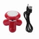 thumbnail image 1 of Mini masajeador eléctrico USB con vibración y mango para cuello y cuerpo completo (rojo), 1 of 14