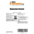 thumbnail image 2 of BulkSupplements Magnesium Stearate Powder, Dietary Supplement, Unflavored, Digestive Support, 500g, 2 of 6