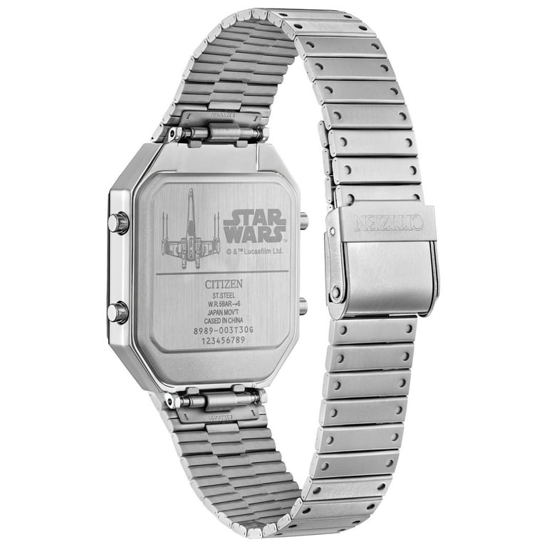 うちゃ Citizen Unisex Star Wars Rebel Pilot Stainless Steel Digital Watch