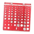 thumbnail image 2 of koolsoo Nut and Bolt Thread Checker 34 Holes Convenient Standard Metric for Plumbers Red, 2 of 7