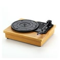 thumbnail image 2 of Retro Phonograph Gramophone Vinyl Record Player Turntable Player 2.0 Stereo Audio Output 33/45/78 RPM Small Mini Tablet Player ,Accurate Channel Search, 2 of 7