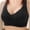 Black Bra for Women, variant on Womens Seamless Bras Plus Size Bra for Big Breast Supportive Wirefree Everyday Bra Comfort Wide Straps Full Coverage Bralette Soft Jelly Bralettes Beige L
