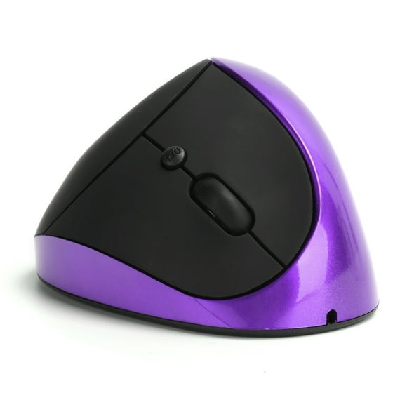 Wireless Optical Mouse, Practical Optical Vertical Mouse Convenient For Home For Gaming For Computer For Office Purple