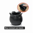 thumbnail image 2 of Furniture Pads Chair Leg Caps Black Lotus Flower Feet Tips with Felt Pads Silicone Furniture Table Legs Covers Table (Color : Black with Felt,Suitable for circular diameters of 22-26mm), 2 of 5