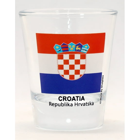 Croatia Flag Shot Glass