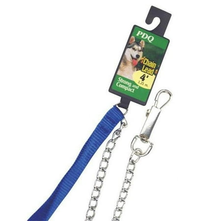 UPC: 0072929129025 | PDQ Silver Chain Lead Steel Dog Leash Medium