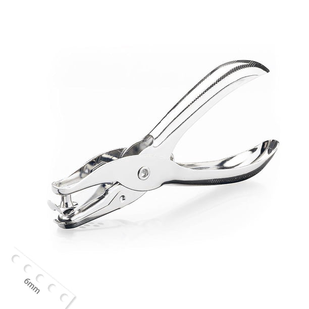 Perforateur à Un Trou 6mm En Métal Argenté Poinçonneuse à Un