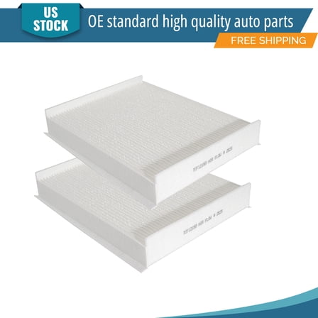 YXPCARS 2PCS Cabin Air Filter for Ford F-150 F-250 F-350 Super Duty Lincoln, New Activated Carbon Cabin Air Filter Replacement (CF12150)