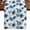 Blue, variant on Blue Floral Burlap Cotton Table Runner 13x36 Inches Short, Vintage Cornflower Leaves Rustic Plants Farmhouse Table Runners, Outdoor Dining Tablecloths Decor for Baby Shower/Party/Wedding