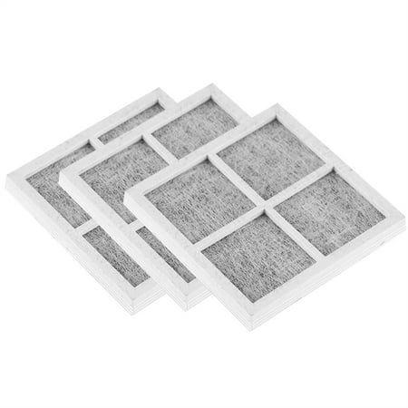 M Buder 3 Pcs Refrigerator Air Filter Replacement for LG LT120F Elite 469918, Activated Carbon Odor Remover, 3.1 x 3.1 x 0.3 in / 8 x 8 x 0.8 cm