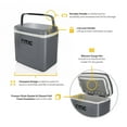 thumbnail image 4 of RTIC 8 QT Hard-Sided Personal Cooler, Fits 12 Cans, Road Trip, Grey, 4 of 9
