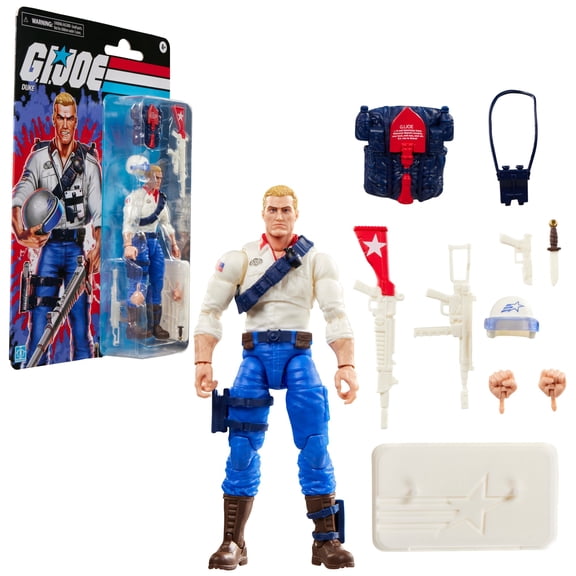 G.I. Joe Classified Series Retro Cardback USA Duke, America's 250th Birthday 6 Inch Action Figure