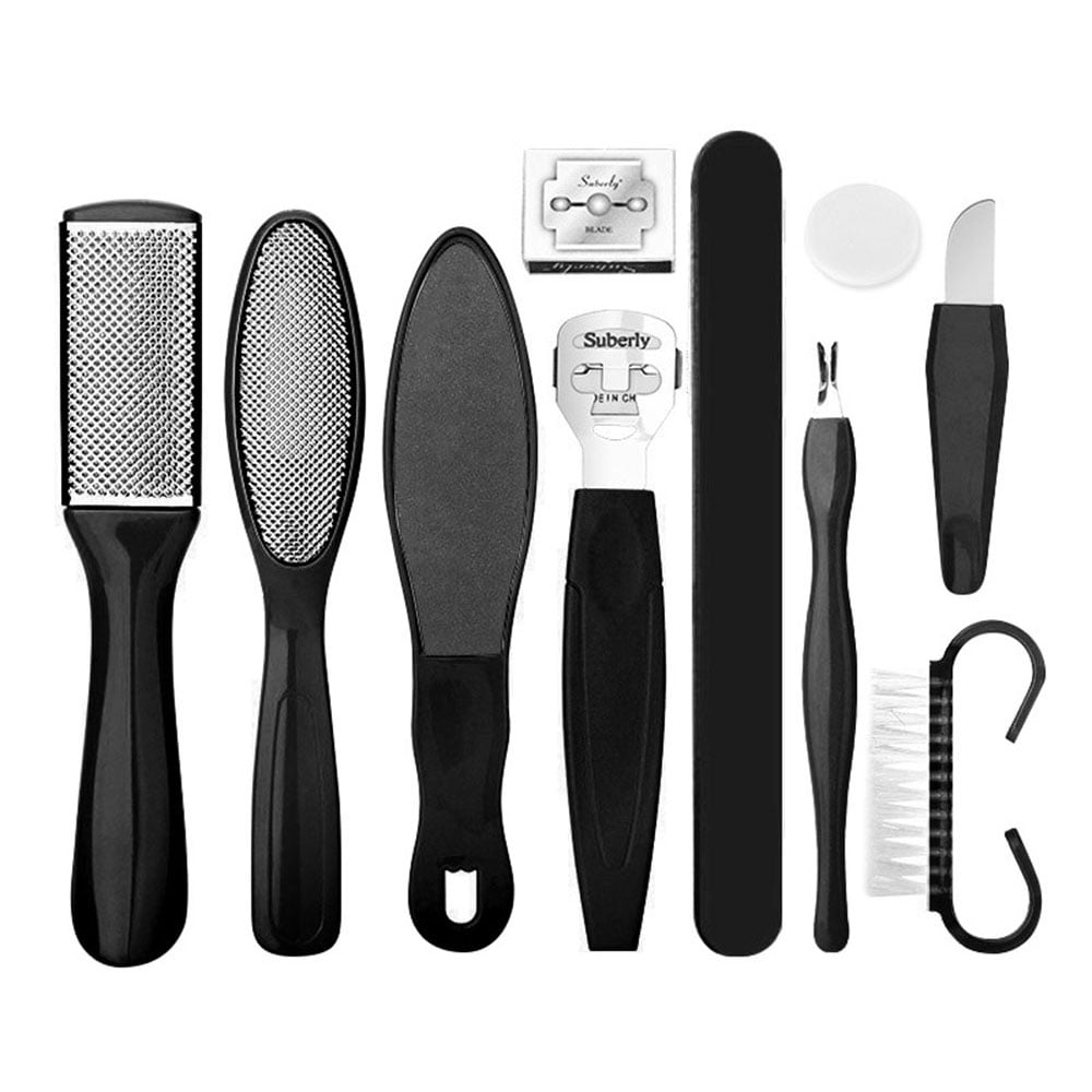 Professional Pedicure Tools Set, 10Pcs Stainless Steel Foot Care Kit