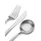 thumbnail image 2 of Myvit Juego de Cubiertos Negro y Dorado Juego Flatware de Cubiertos de Acero Inoxidable de 24 Piezas, Cuchillos, Tenedor, Cuchara, Servicio de Vajilla para 6, 2 of 6