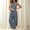 Sky Blue, variant on Women's Summer Fashion Sleeveless Tank Top Casual Long Pants Two Piece Loungewear Outfit Set Sky Blue XL(XL)
