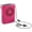 Pink, variant on O2COOL 3.5 in. Battery Powered Deluxe Necklace Fan with Lanyard