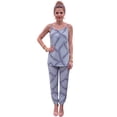 thumbnail image 1 of Conjunto 2 Piezas Unitalla, Blusa de Manga Corta con Botones y Pantalón Recto de Moda, Look Sofisticado para Mujer, 1 of 5