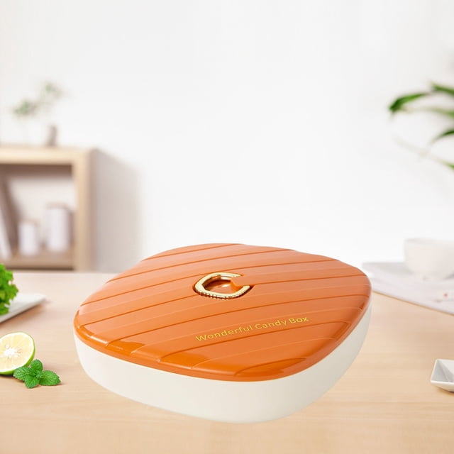 Fruit Tray Household Coffee Table Dried Fruit Box Divided Melon Candy Snack Storage Box