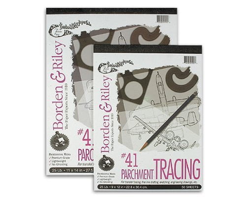Borden & Riley Parchment Tracing Paper No. 41 - 25 lb 9x12"