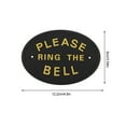 thumbnail image 4 of Placa de puerta Bewildely señal de bienvenida color negro, 4 of 6