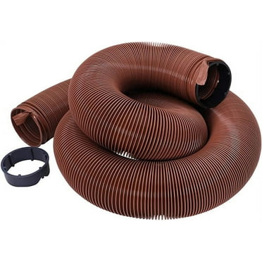 Valterra D04-0044 Ez Flush Sewer Drain Hose With Adapter - 20 Ft