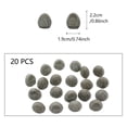 thumbnail image 3 of 20-Pack Weathered Buddha Resin Stones, Mini Resin Figures with Tranquil Facial Carvings, for Buddha Statues for Home decor, Garden Sculptures & Statues, Outdoor decor for Patio,, 3 of 8