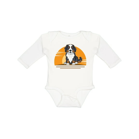 Inktastic Bernese Mountain Dog Boys or Girls Long Sleeve Baby Bodysuit