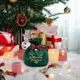 thumbnail image 3 of Christmas Candy Bag Gift Wrapping Shopping Burlap Drawstring Bag, 3 of 5