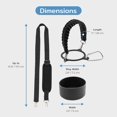 thumbnail image 2 of YWC-Water Bottle Strap Kit - Paracord Handle, Water Bottle Boot, Adjustable Water Bottle Shoulder Strap - Water Bottle Straps for Carrying, Water Bottle Handle Strap for 32oz Bottles, 2 of 4