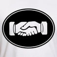 thumbnail image 3 of CafePress - Psi Upsilon Handshake T Shirt - Fitted T-Shirt, Vintage Fit Soft Cotton Tee, 3 of 4