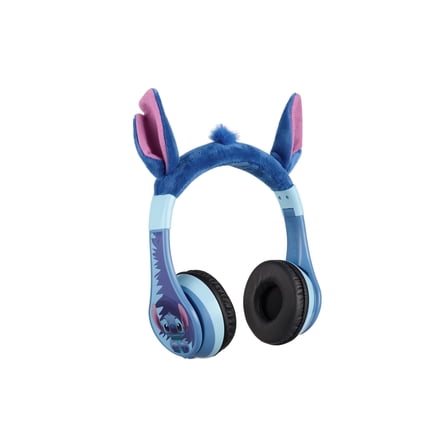 eKids Disney Stitch Bluetooth Headphones with Bonus In-Line 3.5mm Cord