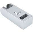 thumbnail image 2 of Chrome Plastic Adjustable Height Square Shower Slider Bar Replacement Head Support Rail Stand Bathroom Accessory, 2 of 5