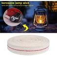 thumbnail image 4 of 6' Foot Oil Lamp Flat Wick, 1 Inch Wide Cotton Lantern Wick, Long-Lasting, for Kerosene Lamps & Paraffin Oil Wick, 4 of 5