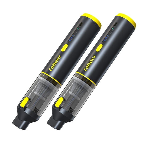 2Pack Handheld Vacuum Cordless, Portable Car Vacuum Cleaner, 16KPA Powerful Suction for Car Home Pet