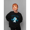 thumbnail image 2 of Taste the Fun Frozeti Dippin' Dots Retro Yeti Graphic Women's Sweatshirt, 2 of 4
