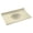 Arctic Granite, variant on Swanstone 61W x 22D in. Ellipse Solid Surface Vanity Top