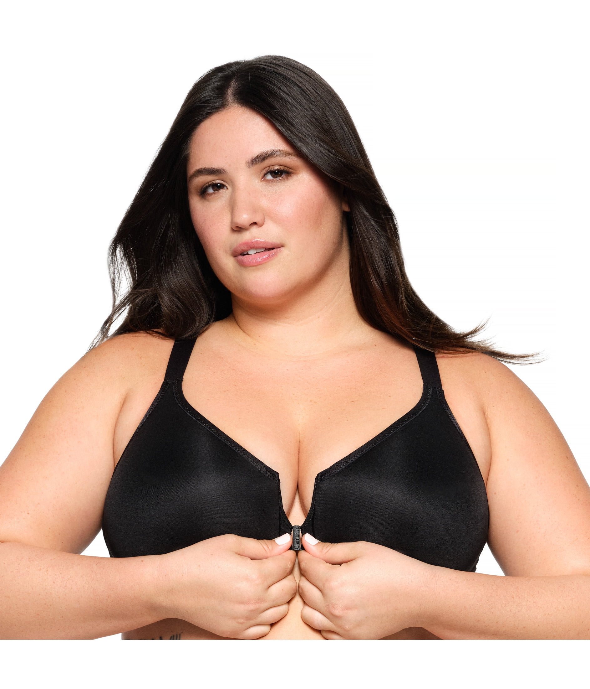 Glamorise WonderWire Front-Closure Posture Back Underwire Bra 9265 (Women's & Women's Plus)