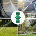 thumbnail image 6 of 10 x Hose Pipe Connector Double Male Plastic Quick Fix Click on Rubber O Ring, 6 of 11