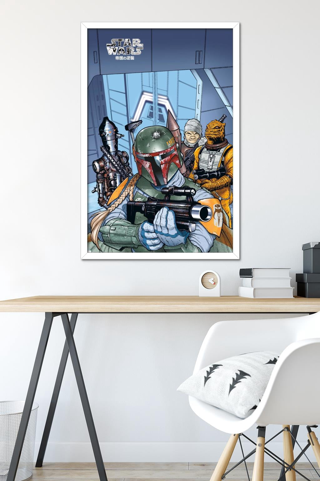 Star Wars: Manga Madness - Bounty Hunters Wall Poster, 22.375" x 34" Framed