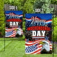 thumbnail image 5 of Flagwix US Flag Independence Day American Eagle Flag Polyester Double-sided Printed Garden Flags For Outside, 5 of 5