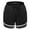 Black2, variant on Women Sports Shorts Gym Exercise Casual Elastic Waist Shorts Summer Beach Shorts For Women Workout Closure Cotton Yoga Running Dancing