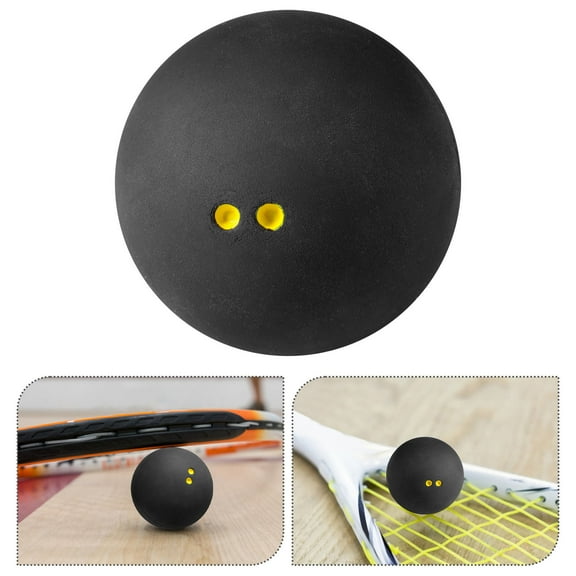 SWETRACE Small Squash Ball Black Rubber 1Set 1.6In