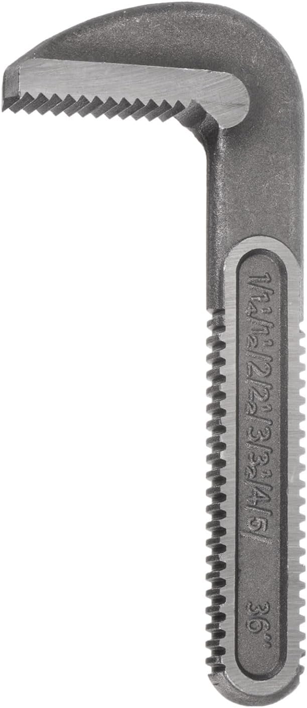 Pipe Wrench Hook Jaw 24" Plumbing Wrench Replacement Jaws Carbon Steel for 24" Adjustable Wrench
